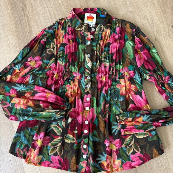 Farm Rio for Anthropologie Blouse XS - Picture 1 of 3